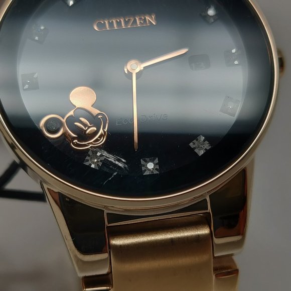 Citizen Mickey Mouse Women's Diamond Accent Watch - Picture 6 of 8